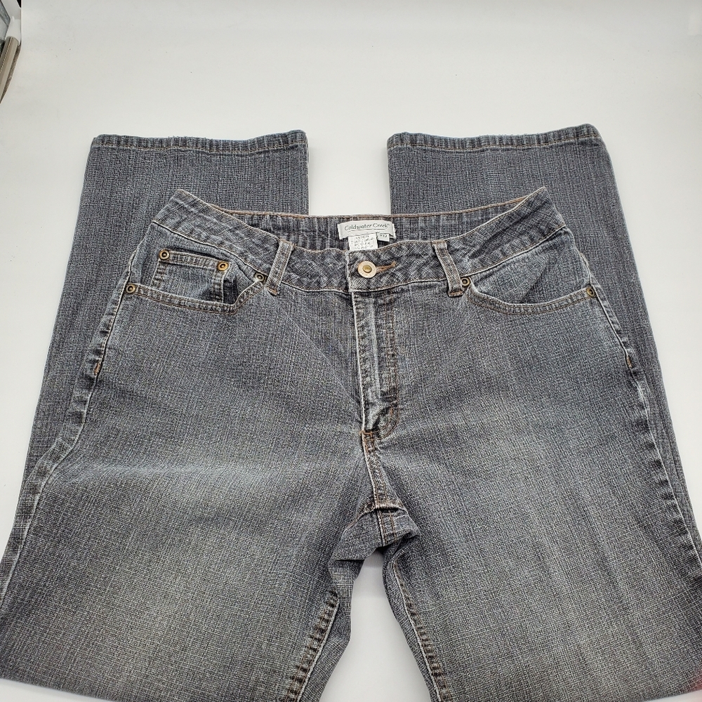 💥 Coldwater Creek Grey/Black Jeans - Petite 10